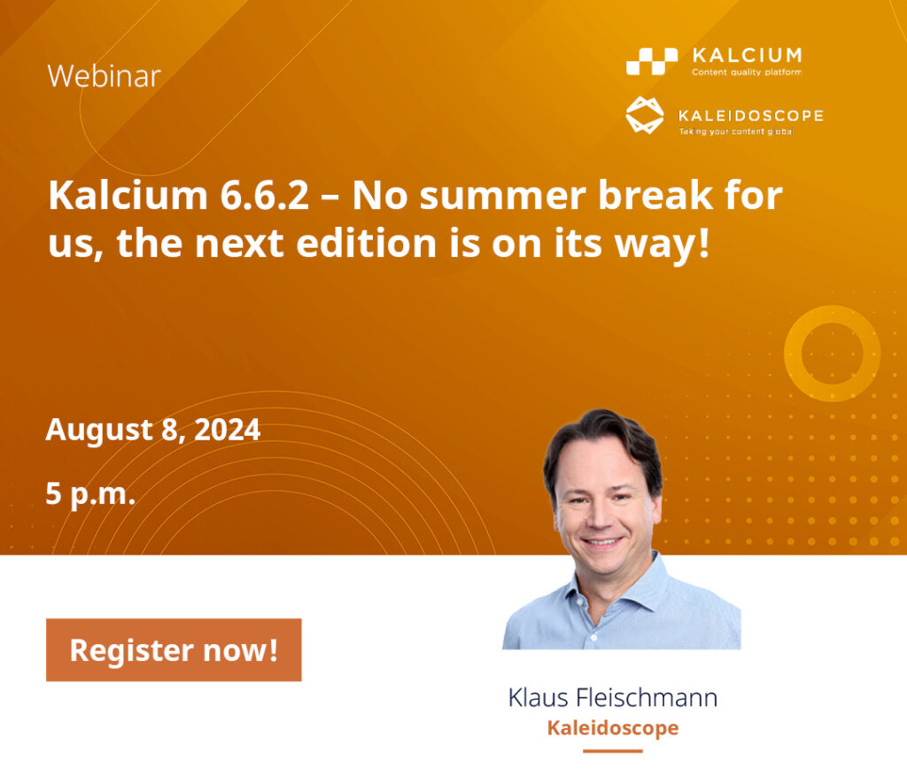 Kalcium 6.6.2 webinar - The new features - sign up!