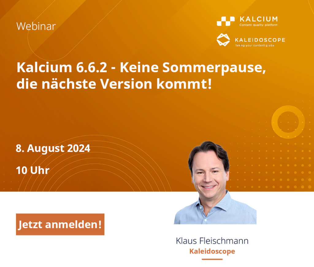 Kalcium Release 6.6.2 Webinar - Die Neuigkeiten