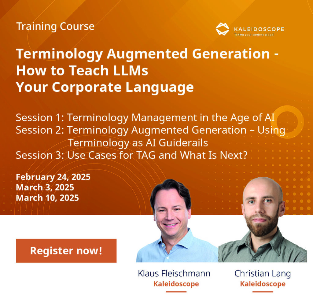 Terminology Augmented Generation - How to Teach LLMs Your Corporate Language