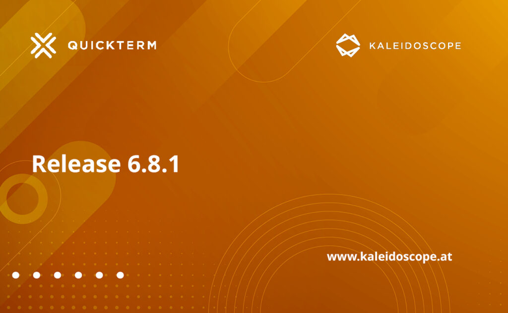 Quickterm Release 6.8.1.