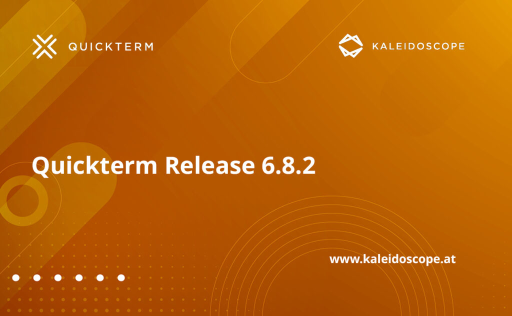 Quickterm Release 6.8.12