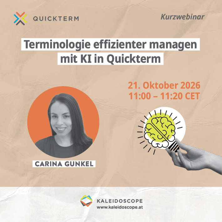 Webinar zu KI-Features in Quickterm mit Carina Gunkel